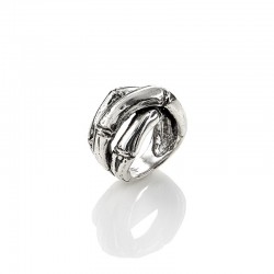 Anello Bamboo in argento...